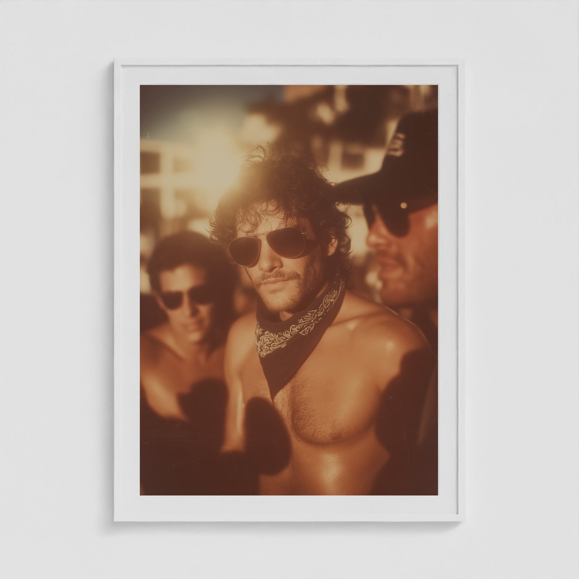Fire Island Vintage - No. 4 36x48 White Portrait Box Frame