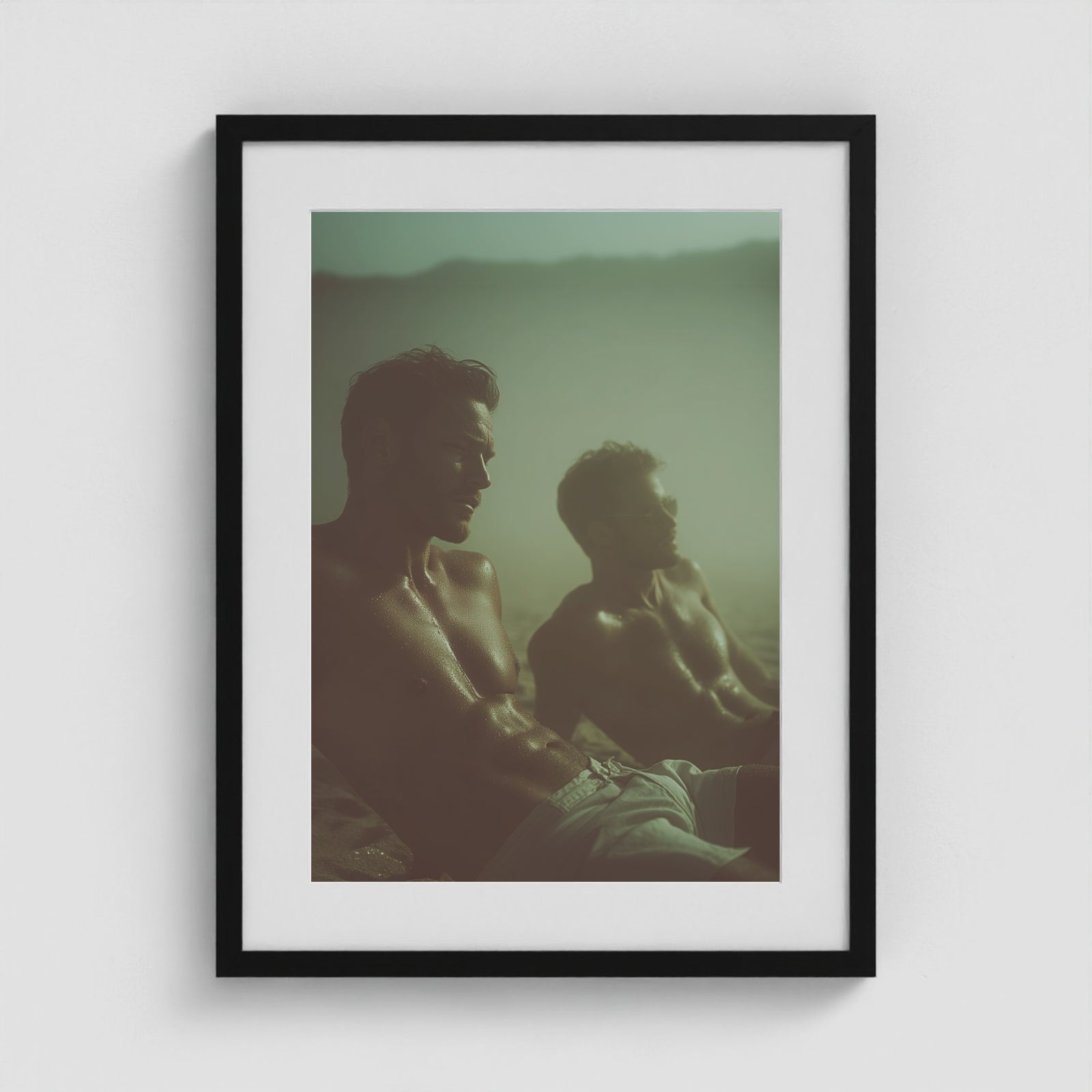Fire Island Vintage - No. 5 18x24 Black Portrait Box Frame