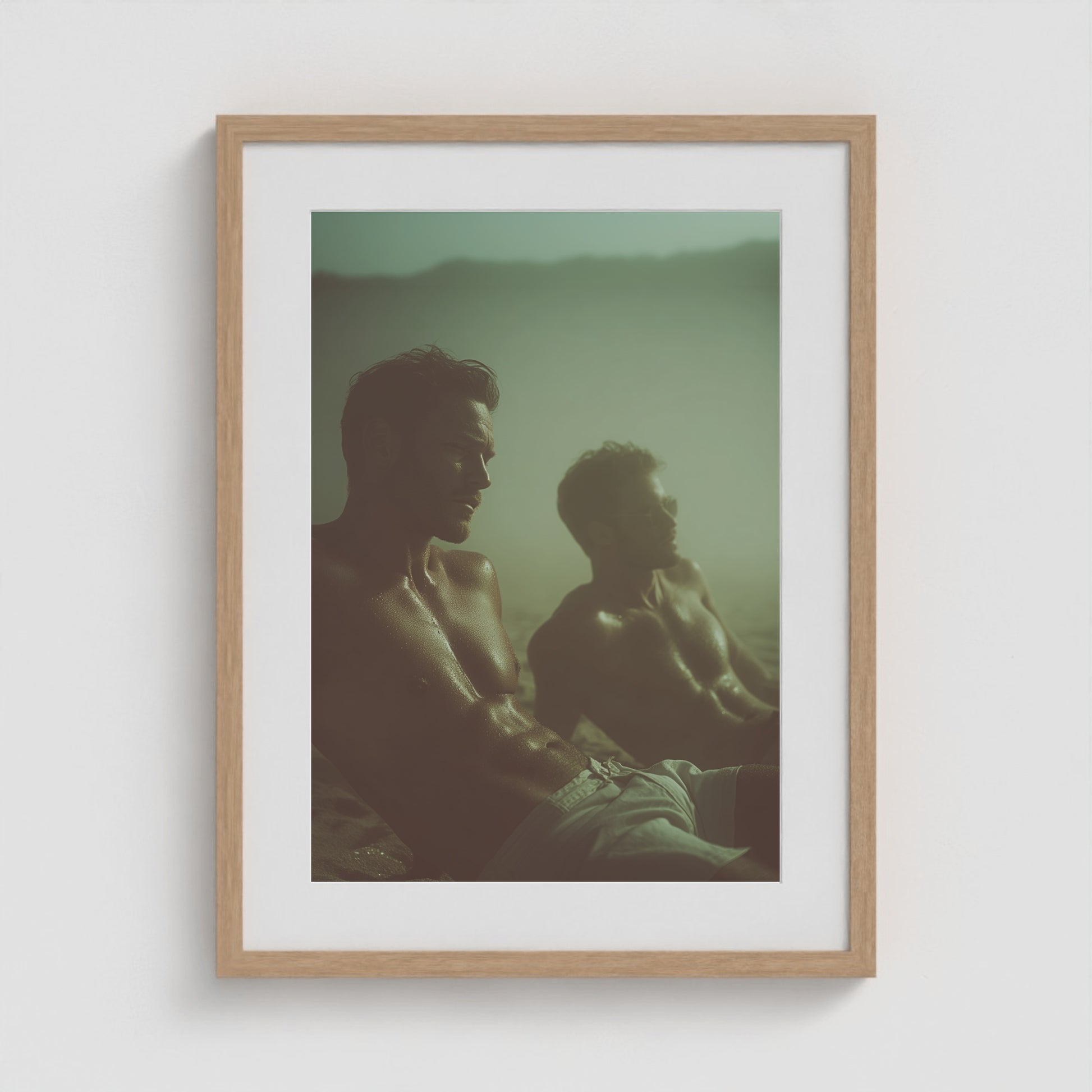 Fire Island Vintage - No. 5 18x24 Natural Portrait Box Frame