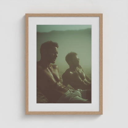 Fire Island Vintage - No. 5 18x24 Natural Portrait Box Frame