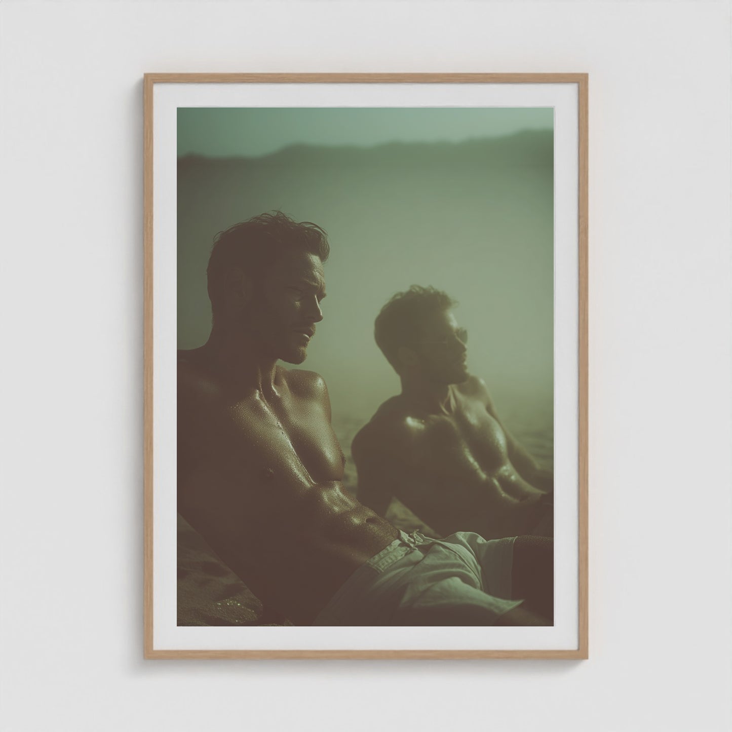 Fire Island Vintage - No. 5 36x48 Natural Portrait Box Frame