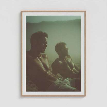 Fire Island Vintage - No. 5 36x48 Natural Portrait Box Frame