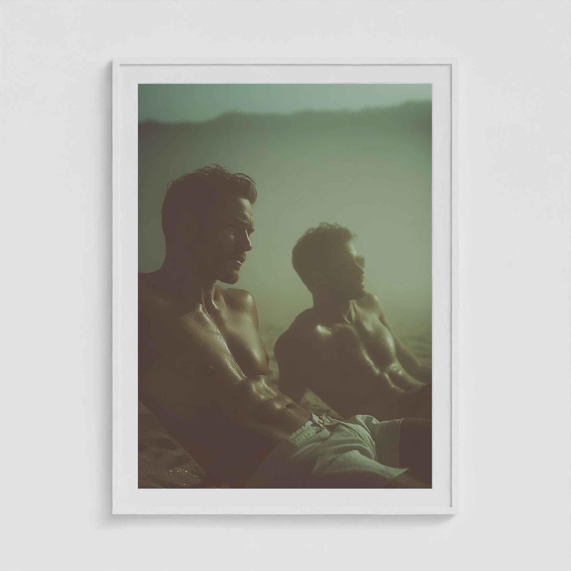 Fire Island Vintage - No. 5 36x48 White Portrait Box Frame