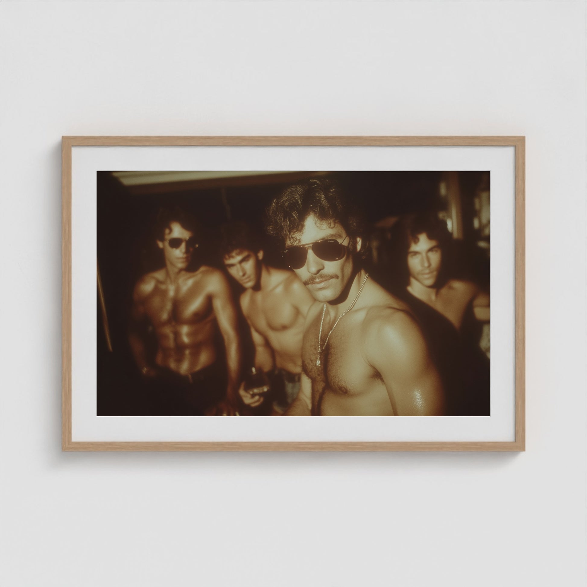 Fire Island Vintage - No. 6 36x24 Natural Landscape Box Frame