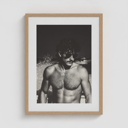 Fire Island Vintage - No. 7 18x24 Natural Portrait Box Frame
