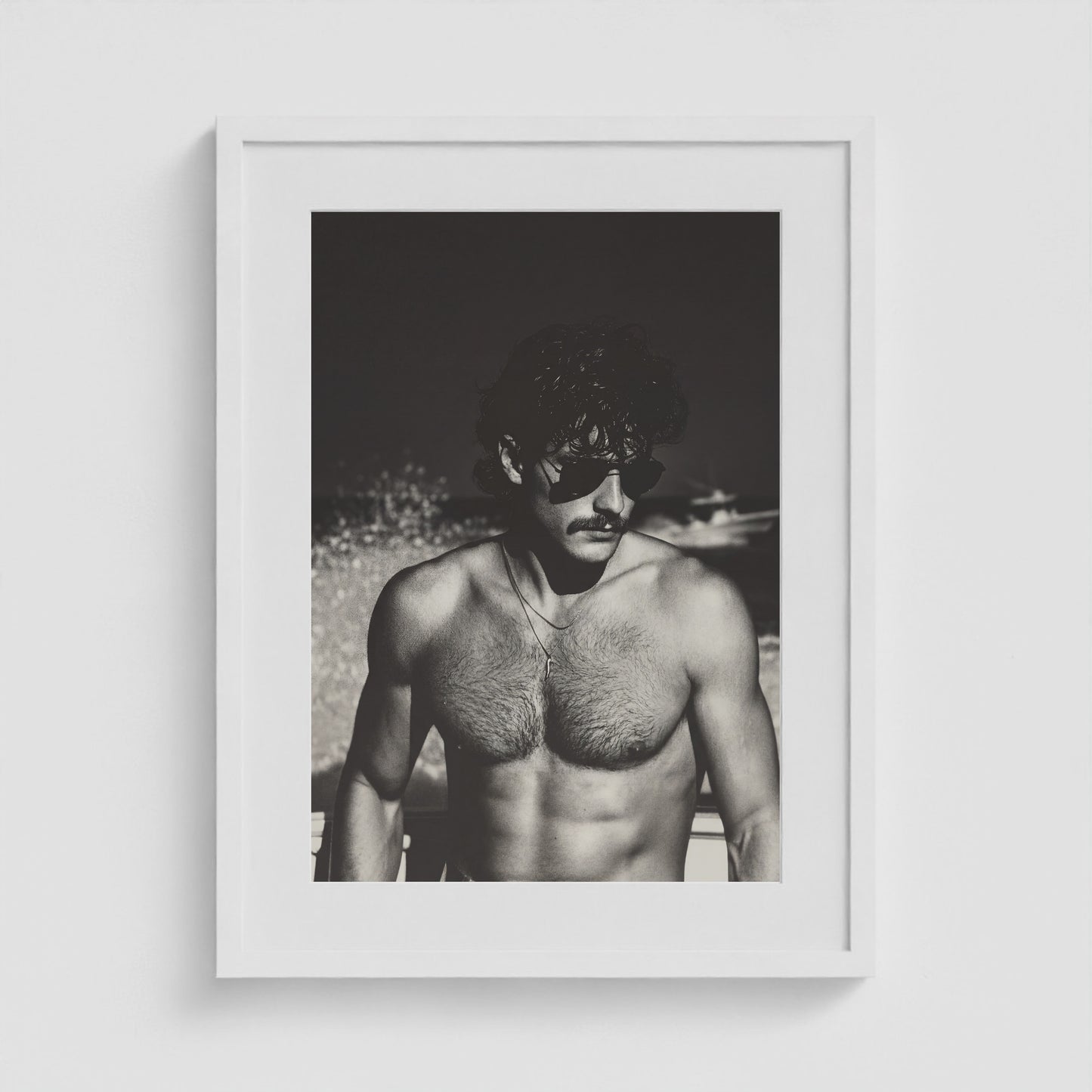 Fire Island Vintage - No. 7 18x24 White Portrait Box Frame