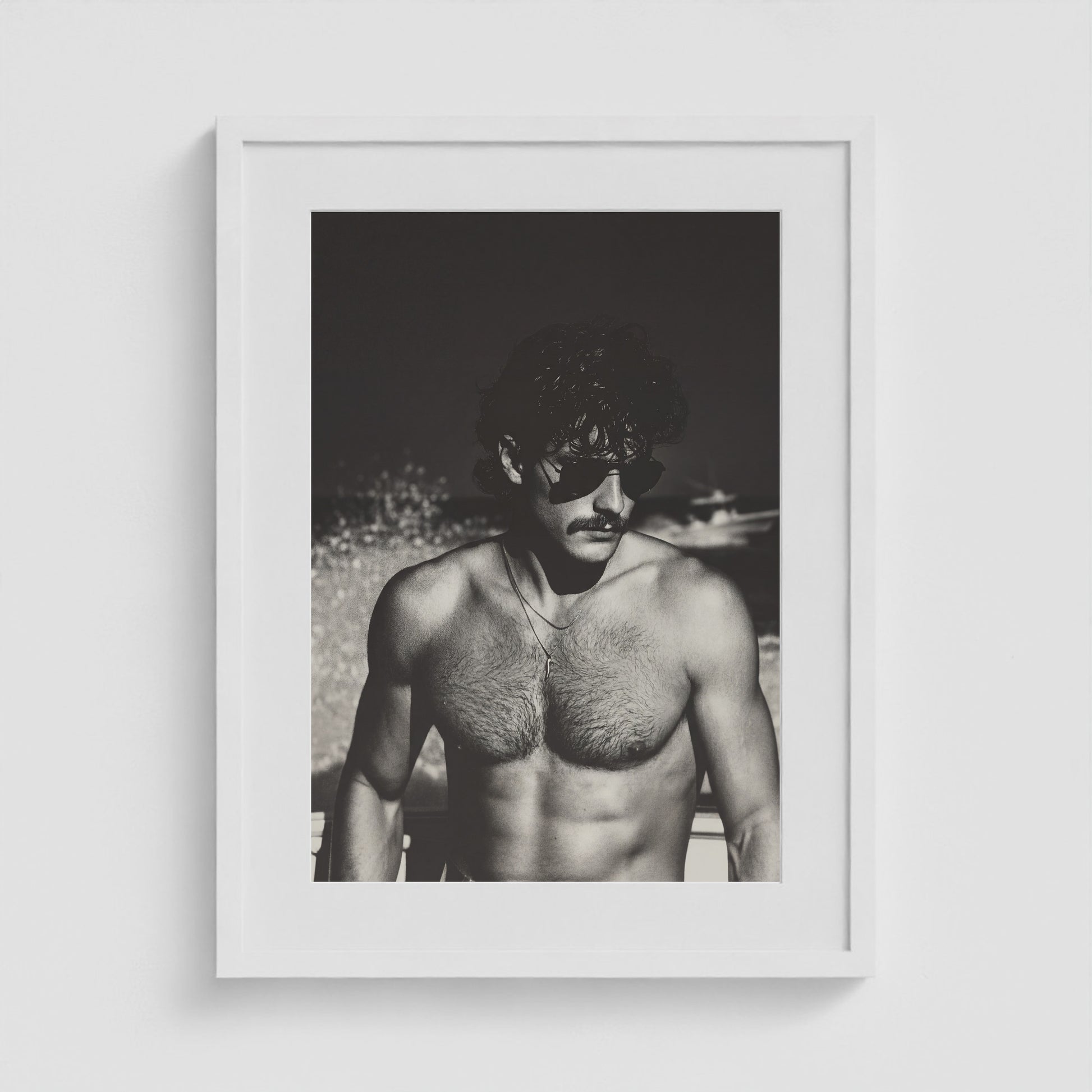 Fire Island Vintage - No. 7 18x24 White Portrait Box Frame