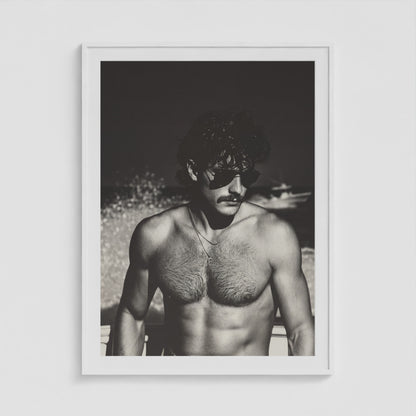 Fire Island Vintage - No. 7 36x48 White Portrait Box Frame
