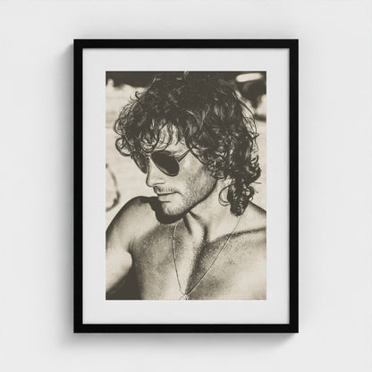 Fire Island Vintage No.1 18x24 Black Portrait Mockup