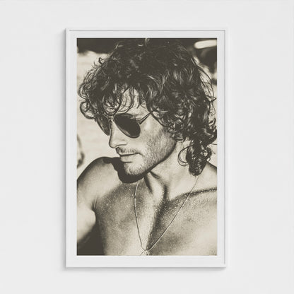 Fire Island Vintage No.1 40x60 White Portrait Mockup