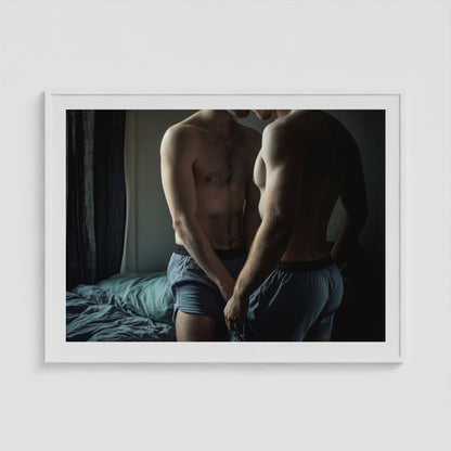 First Touch 48x36 White Landscape Box Frame
