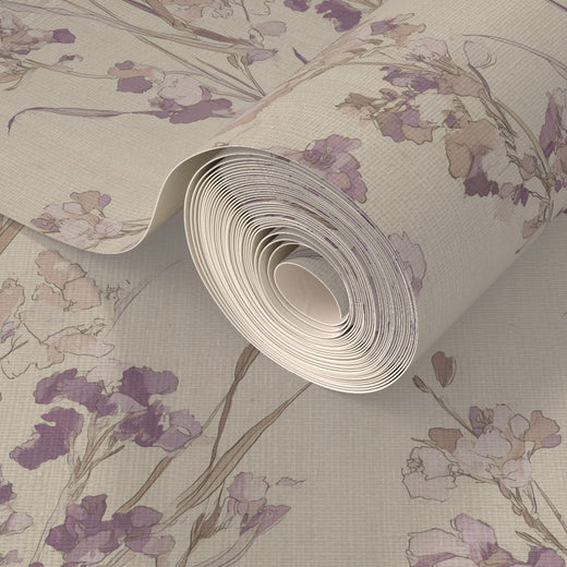 Alternate view of Purple Statice Wallpaper | Provenance & Patina