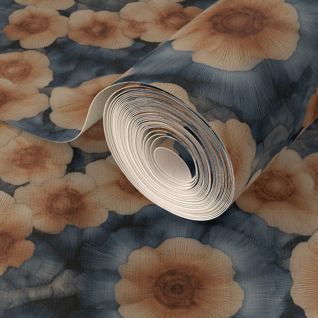 Lifestyle view of Bloom and Umber Wallpaper | Provenance & Patina
