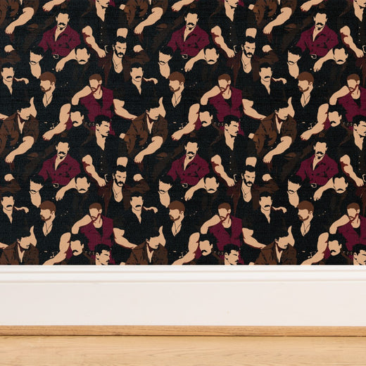 Close-up of premium grasscloth weave texture
