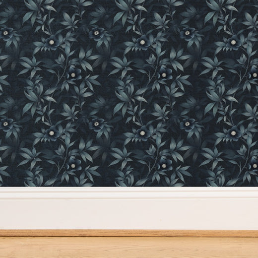 Close-up detailing the organic textile texture and subtle variations of the handwoven grasscloth substrate.