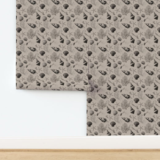 Sanibel grasscloth wallpaper substrate illustrating the rich organic woven texture.