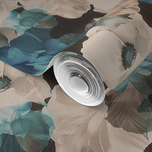 Alternate view of Sheer Peonies Wallpaper | Provenance & Patina