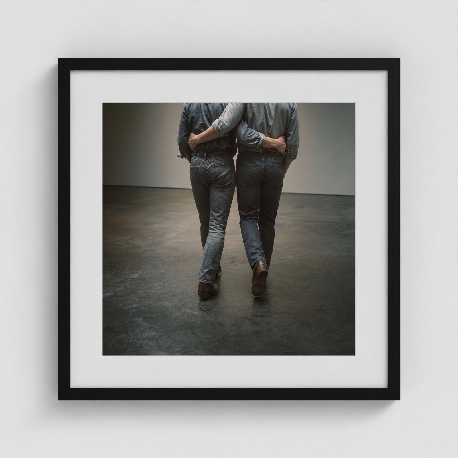 Gallery Date 20x20 Black Square Box Frame