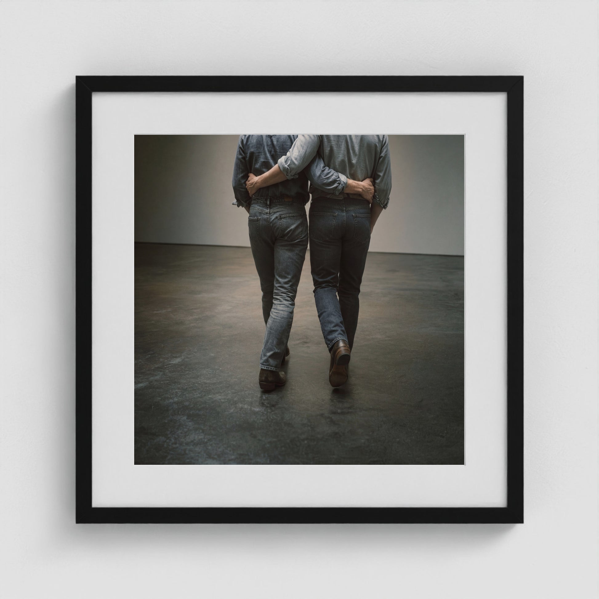 Gallery Date 20x20 Black Square Box Frame