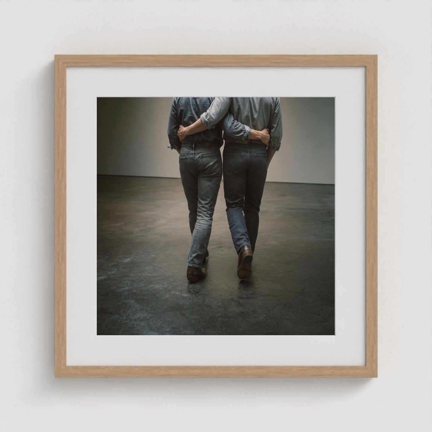 Gallery Date 20x20 Natural Square Box Frame