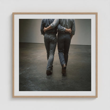 Gallery Date 36x36 Natural Square Box Frame