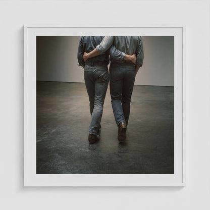 Gallery Date 36x36 White Square Box Frame