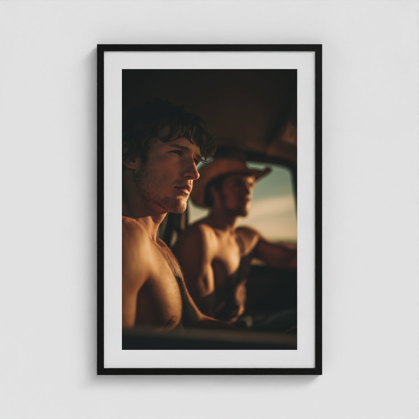 Golden Hour 24x36 Black Portrait Box Frame
