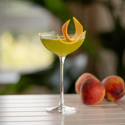 Alternate view of Hepburn Set of 2 Coupe Glasses | Provenance & Patina