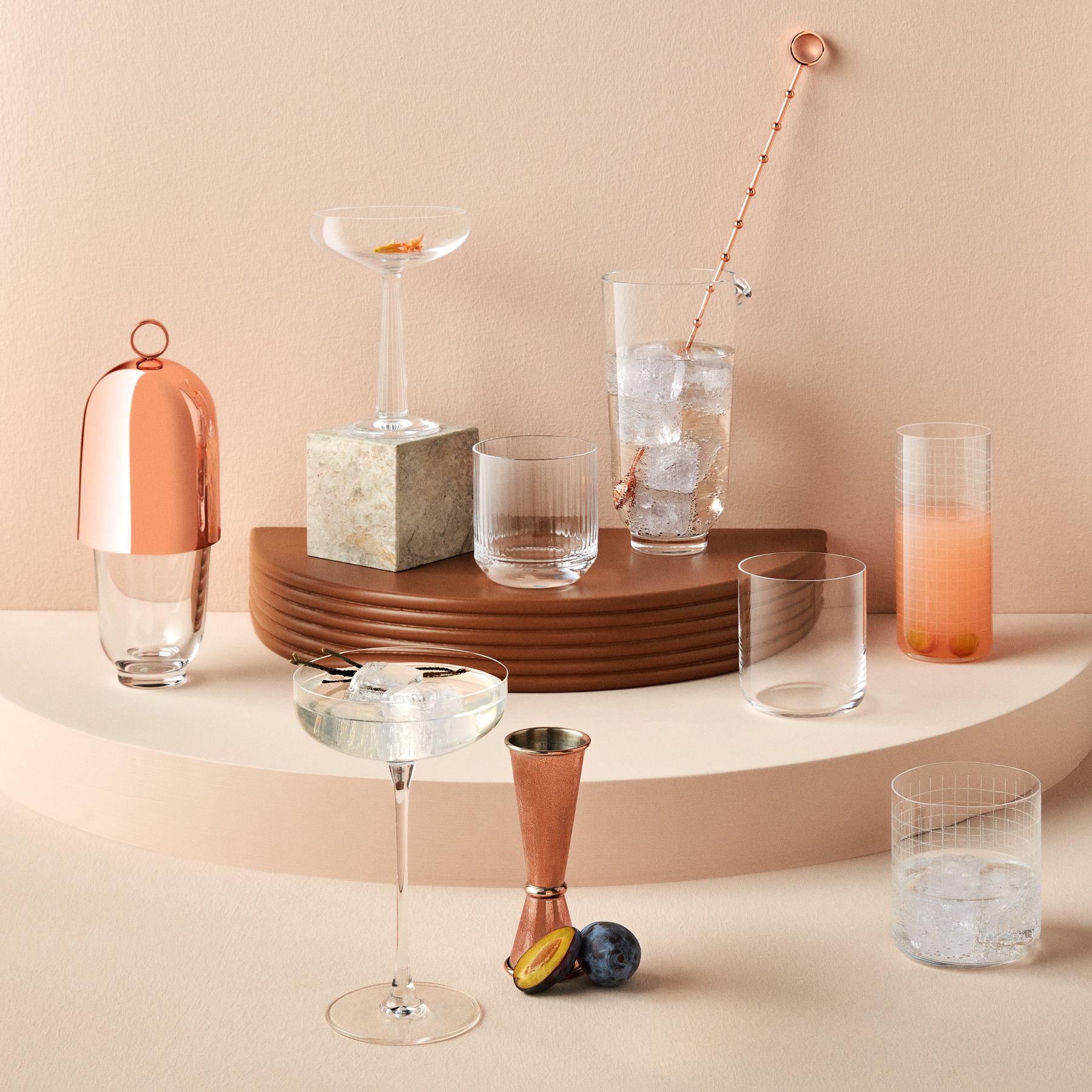 Alternate view of Hepburn Shaker with Metal Top Barware | Provenance & Patina