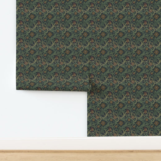 Flat lay display of 3rd Century Roman Bath Tile III Non-Pasted wallpaper substrate.