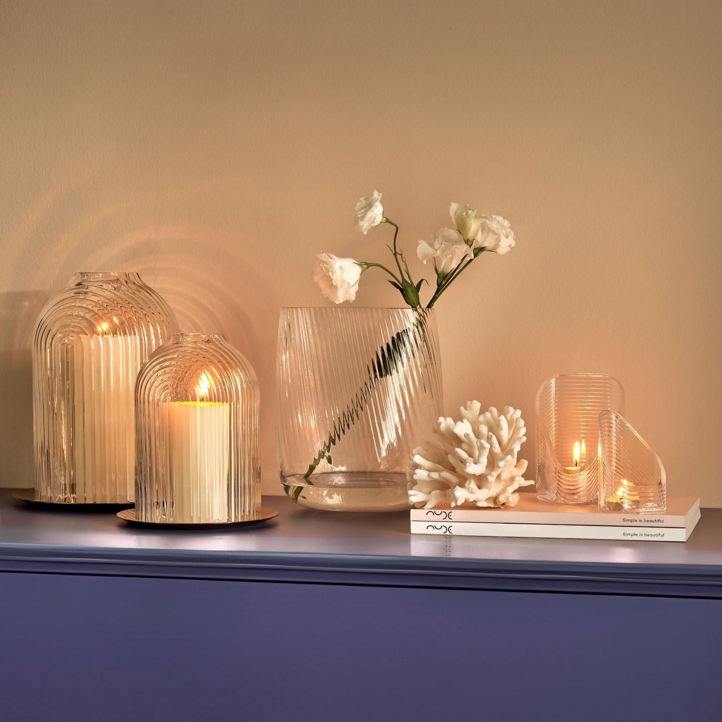 Alternate view of Mist Lights Votive holder Medium Barware | Provenance & Patina