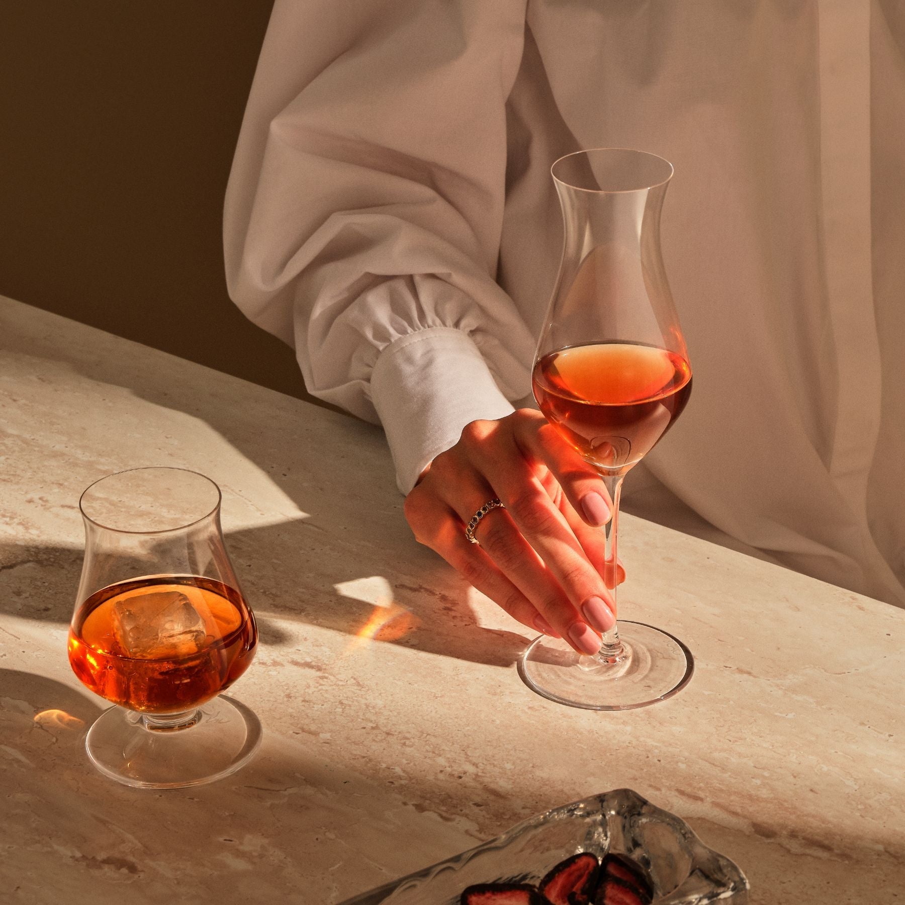Alternate view of Islands Set of Two Whisky Tasting Glasses - Luxury Whiskey glass | Provenance & Patina