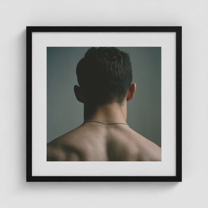 Jet Black Form 20x20 Black Square Box Frame