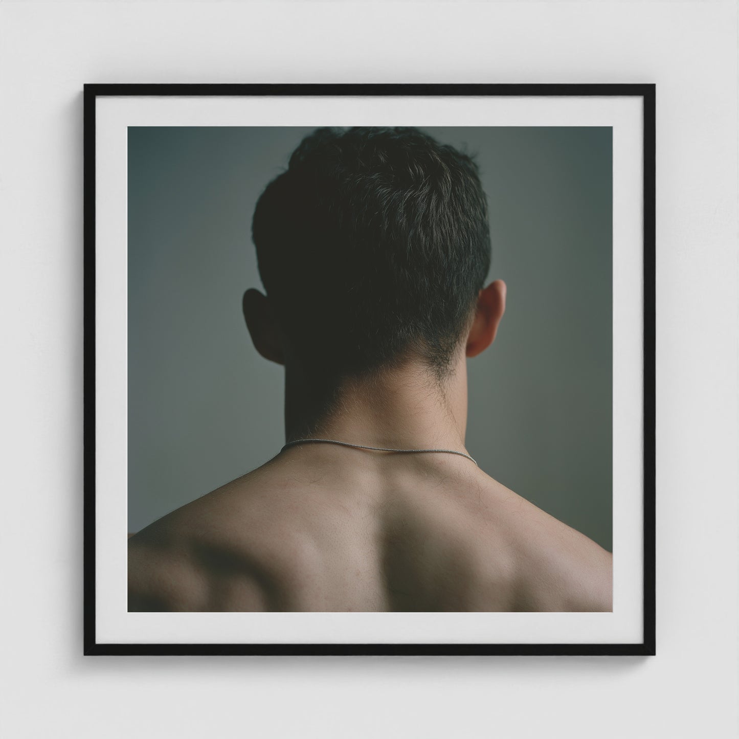 Jet Black Form 36x36 Black Square Box Frame
