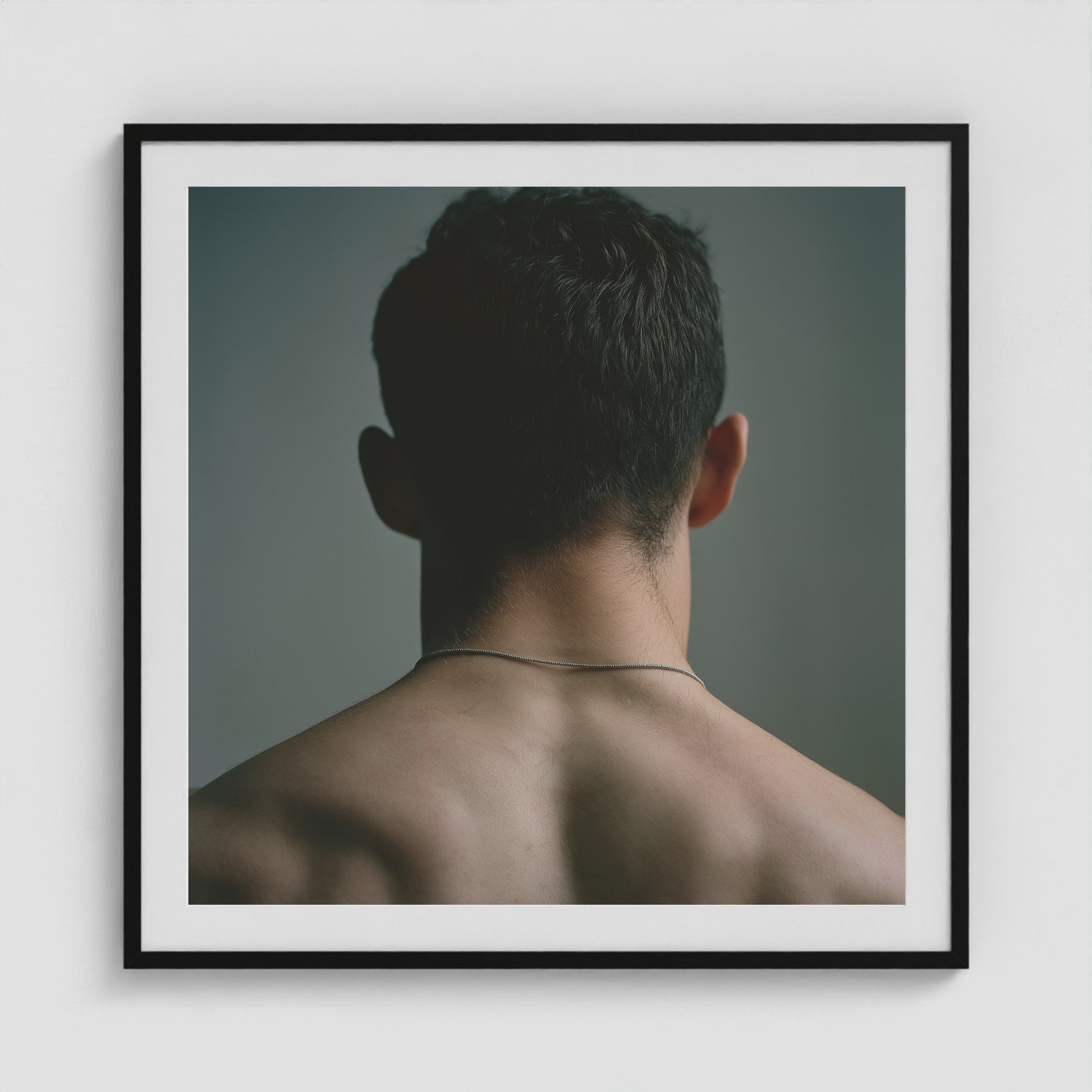 Jet Black Form 36x36 Black Square Box Frame