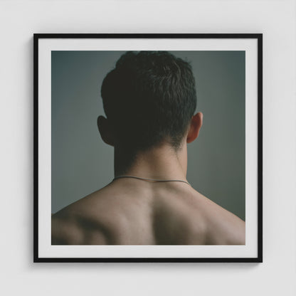 Jet Black Form 36x36 Black Square Box Frame