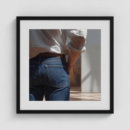 Looking 20x20 Black Square Box Frame