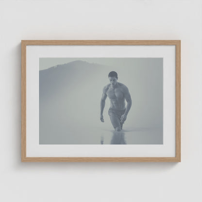 Low Tide 24x18 Natural Landscape Box Frame
