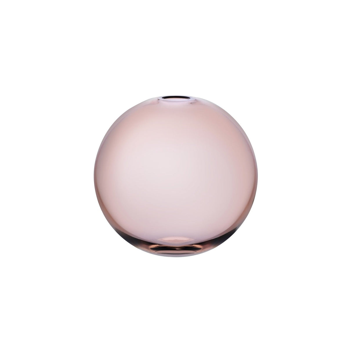 Product shot of Mars Vase Medium Steel Apricot Barware | Provenance & Patina