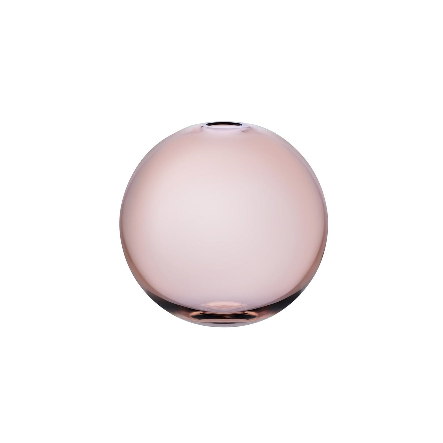 Product shot of Mars Vase Medium Steel Apricot Barware | Provenance & Patina