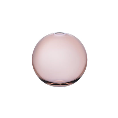 Product shot of Mars Vase Medium Steel Apricot Barware | Provenance & Patina