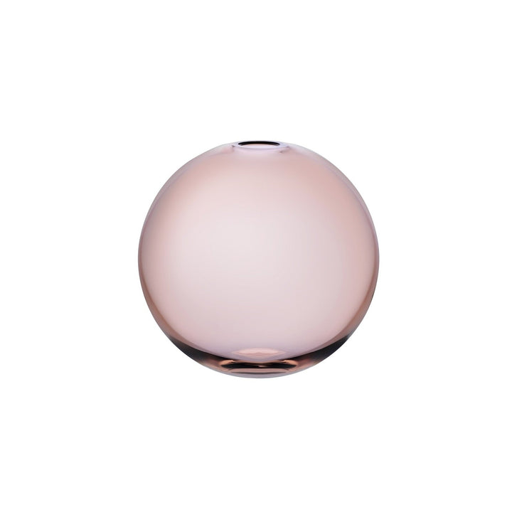 Product shot of Mars Vase Medium Steel Apricot Barware | Provenance & Patina