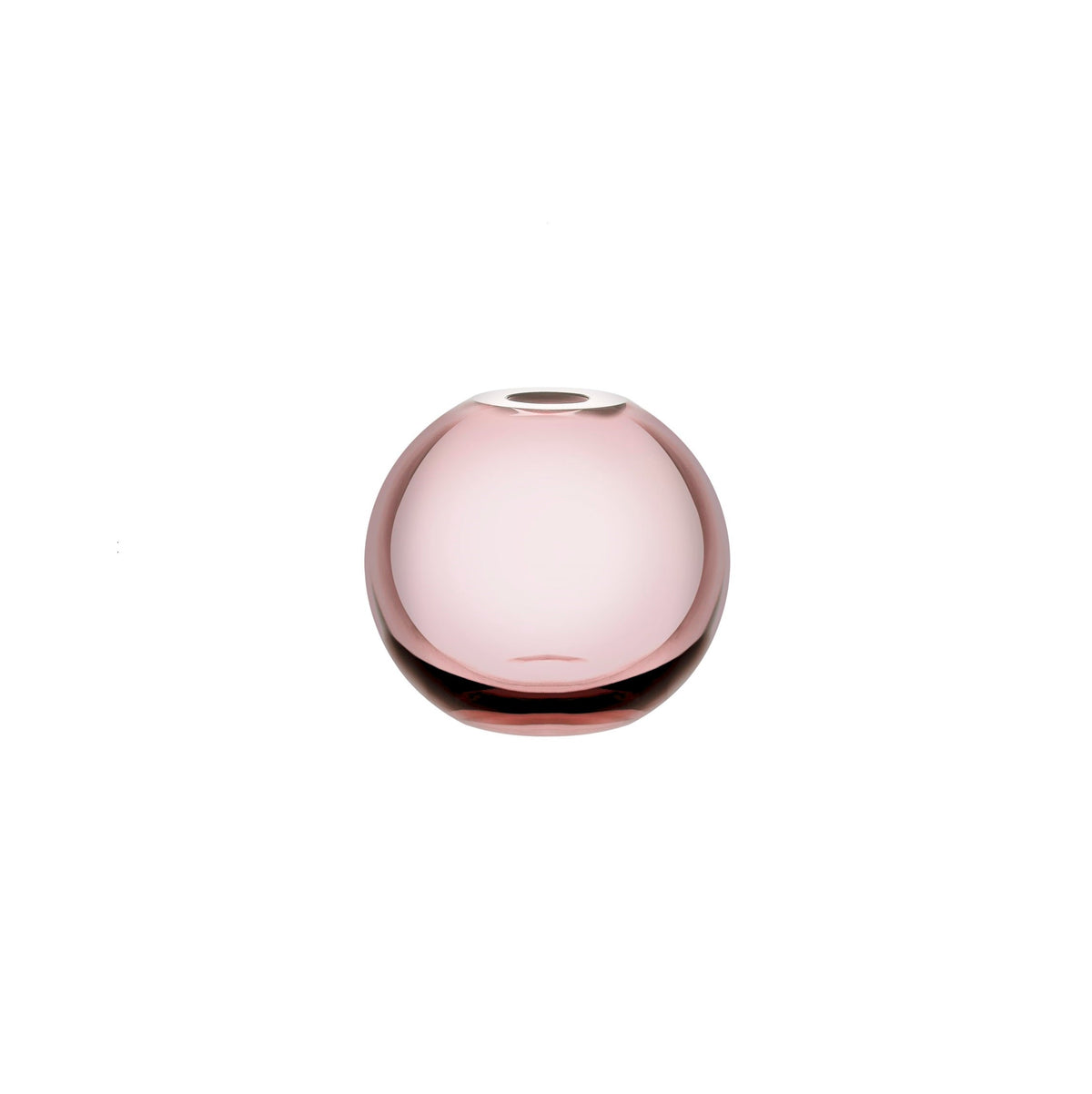 Product shot of Mars Vase Small Steel Apricot Barware | Provenance & Patina