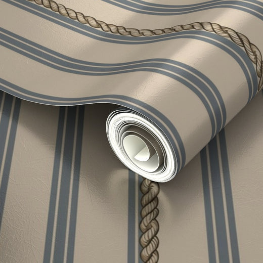 Detail of blue stripes showing pearlescent metallic sheen