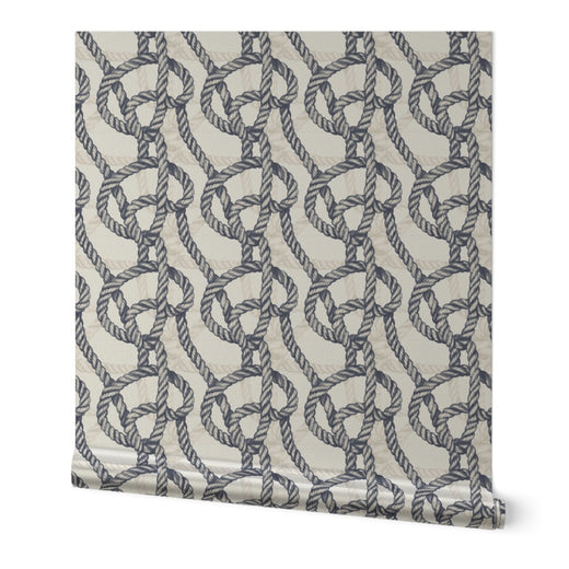 Metallic finish swatch of the Harbor Knot design with a subtle pearlescent sheen