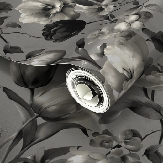 Reflective pearlescent finish detail on the metallic wallpaper variant