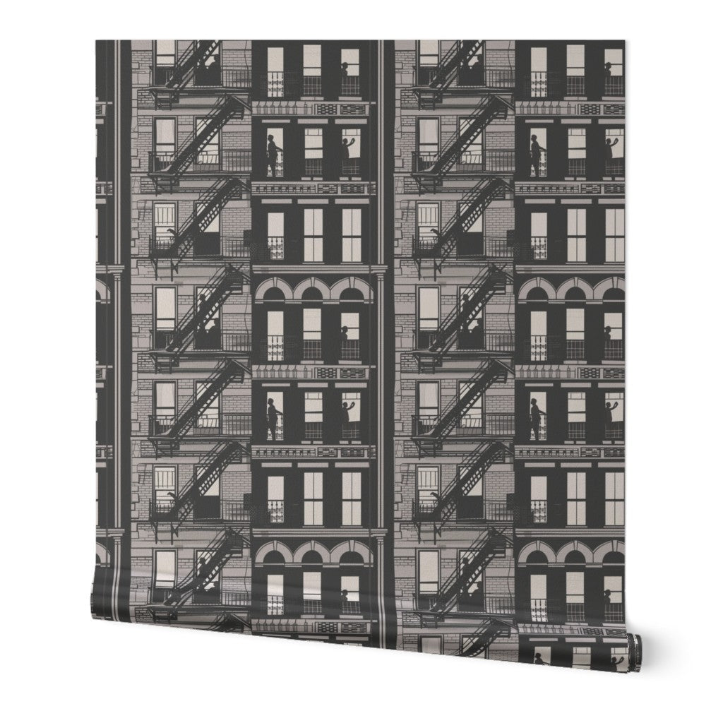 Elegant metallic finish highlighting the architectural linework of the design