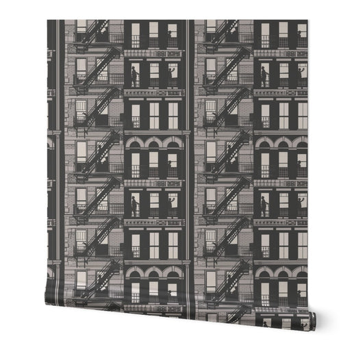 Elegant metallic finish highlighting the architectural linework of the design