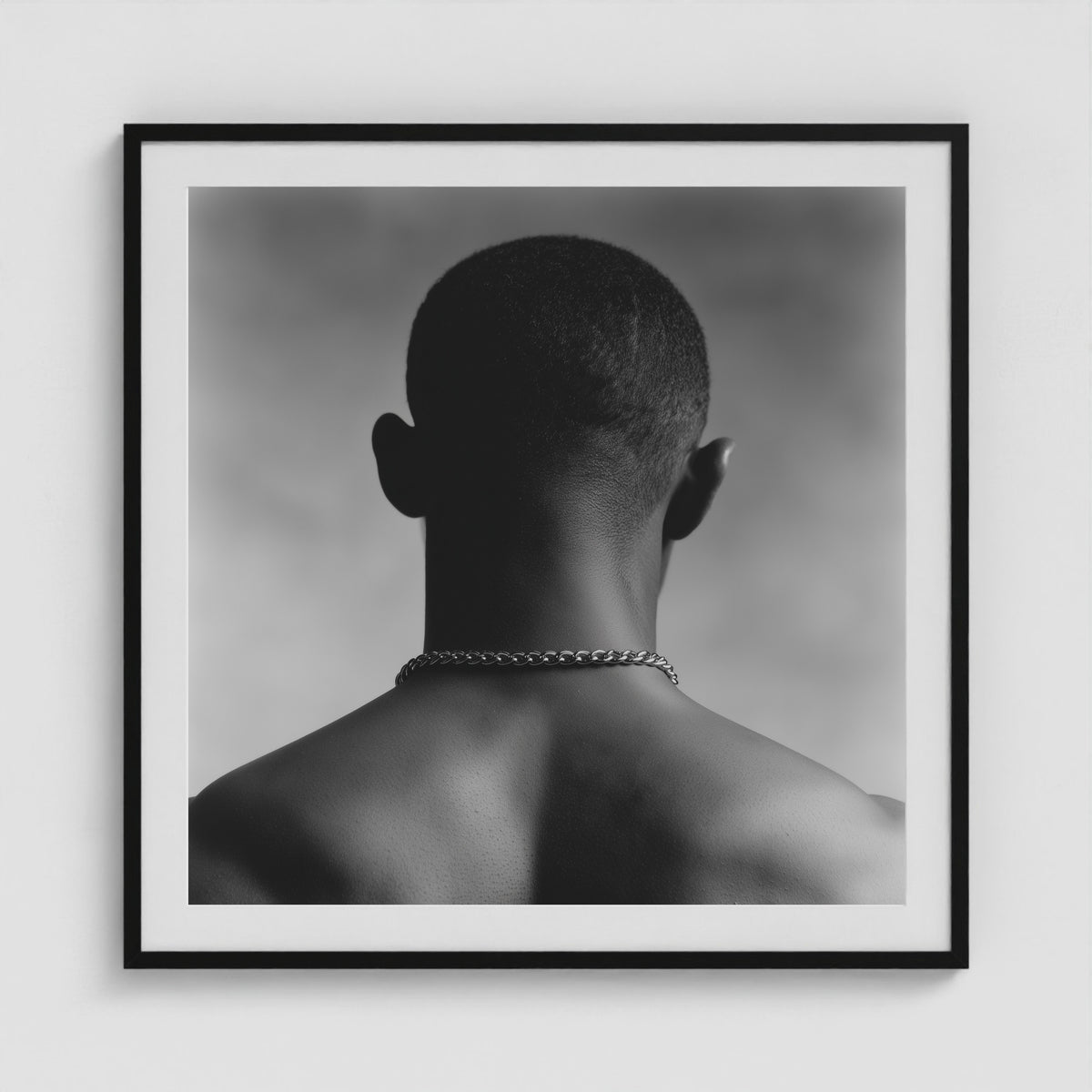 Mid-Fade 36x36 Black Square Box Frame
