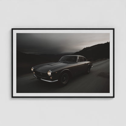 Mid-century Motors - No. 1 60x40 Black Landscape Box Frame